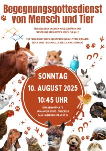 Begegnungsgottesdienst von Mensch und Tier
