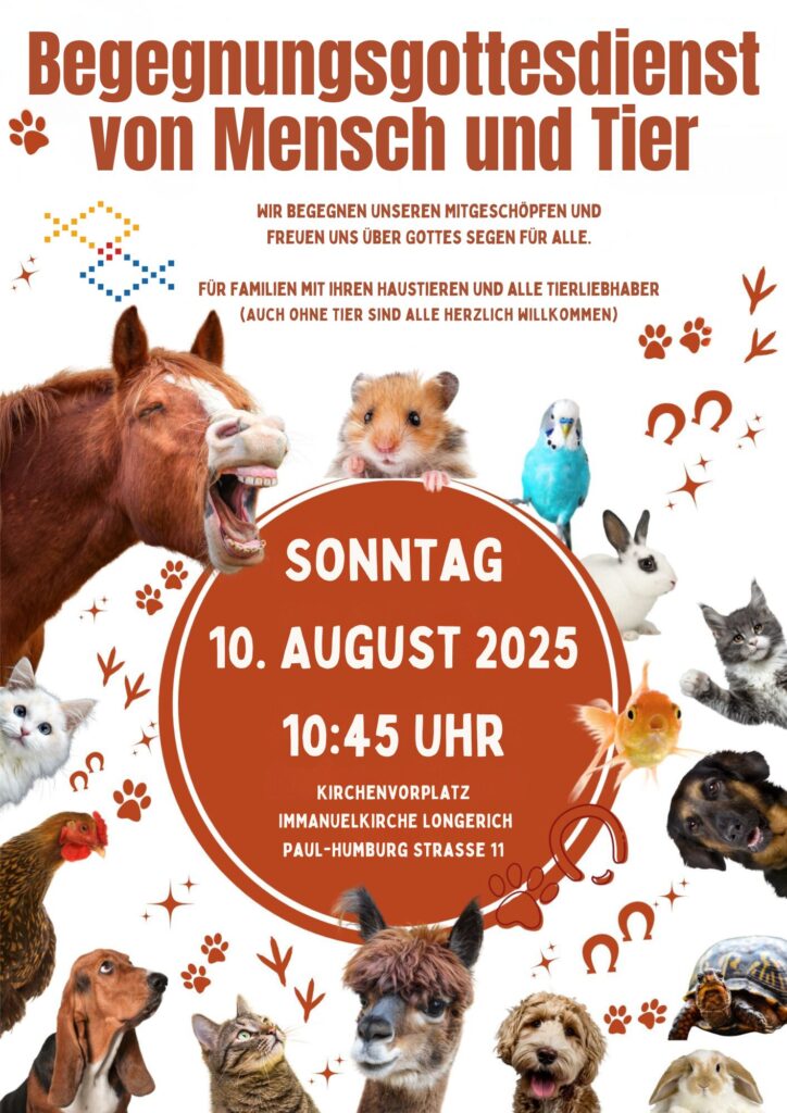Begegnungsgottesdienst von Mensch und Tier