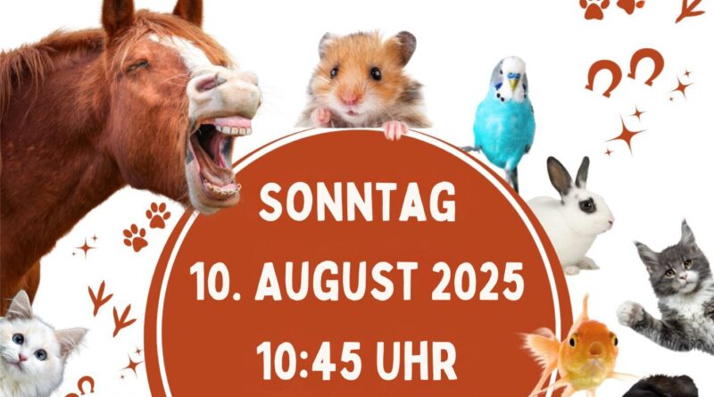 Begegnungsgottesdienst von Mensch und Tier