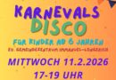 Kinderkarnevalsdisco | 11.02.2026 – 17 Uhr | Gemeindezentrum Immanuelkirche Longerich
